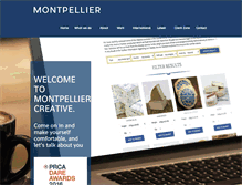 Tablet Screenshot of montpellier-creative.com
